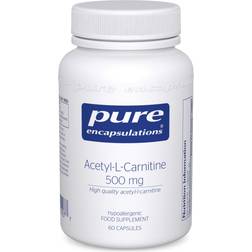 Pure Encapsulations Acetyl-L-Carnitine 500mg, 60 Capsules