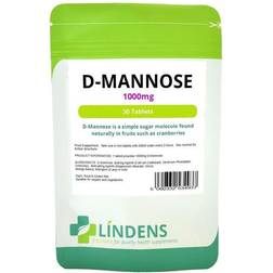 Lindens D-Mannose 1000Mg Tablets 30 30 stk