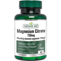 Natures Aid Magnesium Citrate Capsules 60 60 stk