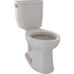 Toto Entrada Two-Piece Elongated Toilet with 1.28 GPF Single Flush In Sedona Beige, CST244EF#12