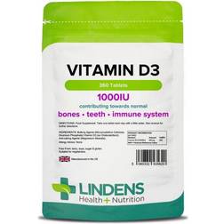 Lindens Vitamin D3 1000Iu Tablets 360