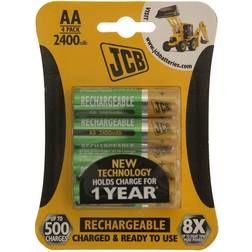 JCB S5350 AA 2 400 mAh Uppladdningsbara Batterier 4-pack