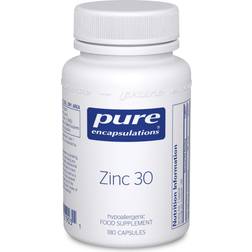 Pure Encapsulations Zinc 30, 180 Capsules 30 Stk.