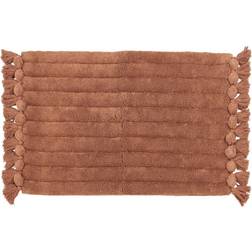The Linen Yard Pecan The Linen Yard Ribbed Tasselled Bath