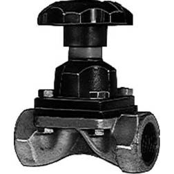 Saunders 1.1/4" Saunders ventil, rødgods
