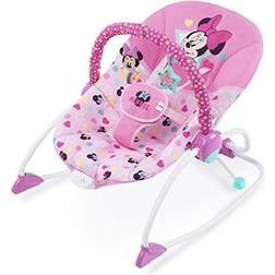 Disney Baby Bright Starts Minnie Mouse Stars & Smiles Infant To Toddler Rocker Pink Pink Rocker