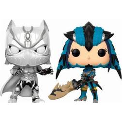 Funko Marvel tegen Capcom Inf Black Panther & Monster Hunter Pop 2Pk 2