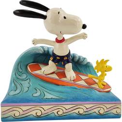 Peanuts Snoopy and Woodstock Surfing Cowabunga! by Jim Shore Statue