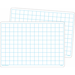 Teacher Created Resources Math Grid Dry-Erase WhiteBoards, 10/Pack (TCR77253b White