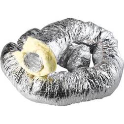 Duka Isolerad alufolie flexslang, 5 m Ø 102 mm