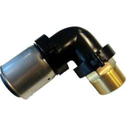 Henco Henco Super Size Pres Vinkel 90° Pvdf 75 Mm X 2" Pres/udvendig Gevind
