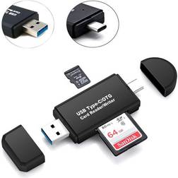 Minneskortläsare med USB 3.0 USB Typ C