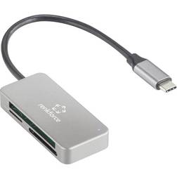 Renkforce RF-PCR-210 Lettore schede di memoria esterno USB-C 5Gbps Argento