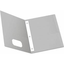 Oxford Twin Fastener Folders, Gray, 25/Box