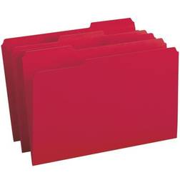 Smead Colored File Folders, 1/3-cut Tabs: