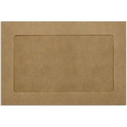 LUX Moistenable Glue Window Envelope 6"x9" 50-pack