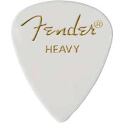 Fender 351 Shape Classic Celluloid Picks Heavy White 12-pack