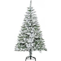 Homcom Snow Flocked Green Christmas Tree 152.4cm