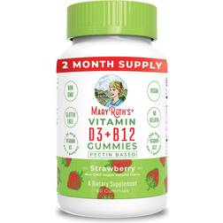 MaryRuth Organics Vitamin D3 & B12 60 capsules capsule