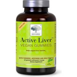 New Nordic Active Liver Gummies Mango/Peach 60.0 ea 60 pcs