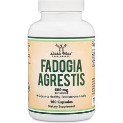 Double Wood Supplements Fadogia Agrestis 600 mg 180 Capsules