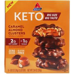 Atkins KETO Nutrition Bars Caramel Almond 8ct