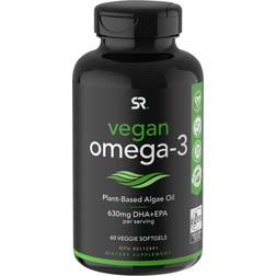 Sports Research Vegan Omega-3, 60 Veggie Softgels