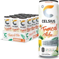 Celsius Sparkling Tropical Vibe 355ml 12 pcs