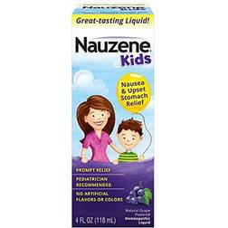 Nauzene Kids Upset Stomach Relief Liquid Natural Grape 4.0 fl oz