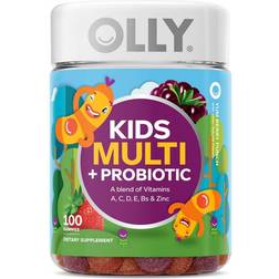 Olly Kids Multi Plus Probiotic Yum Berry Punch 100 Gummies