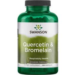 Swanson Quercetin & Bromelain, Respiratory Health, 250 Capsules