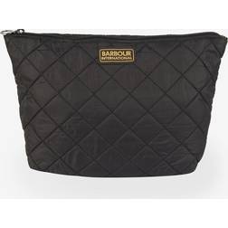 Barbour International Large Chicane Quilted Washbag Black