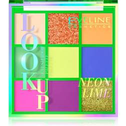 Eveline Cosmetics EVELINE_Look Up Neon Lime palette of 9 eyeshadows, 10.8 g