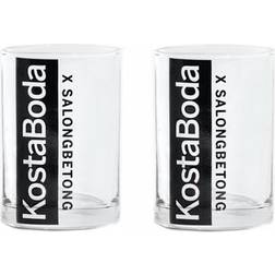 Kosta Boda Salong Betong Snapsglas 6cl 2st