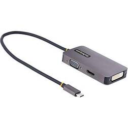 StarTech USB C-DVI/HDMI/VGA M-F 0.3m