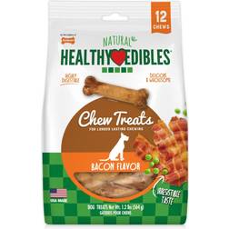 Nylabone Healthy Edibles All-Natural Long Lasting Bacon Chew Treats 0.5kg