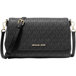 Michael Kors Medium Logo Convertible Crossbody Bag - Black