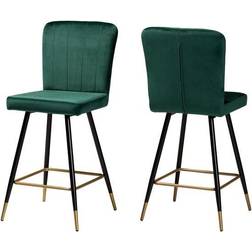 Baxton Studio Preston Bar Stool 106.9cm 2pcs