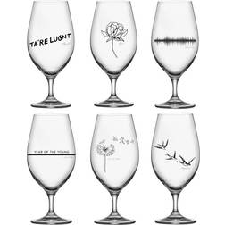 Kosta Boda Don´t Stop The Music Ölglas 40cl 6st