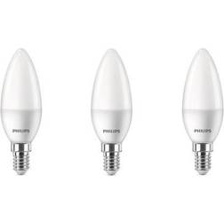 Philips LED candela E14 4,9W 470m 2.700K satin 3x