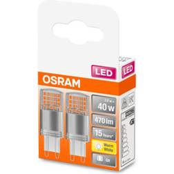 Osram BTE2 Ampoule LED Capsule clair 3,8W=40 G9 chaud