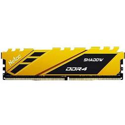 Netac Shadow DDR4-3200 8GB C16 Yellow U-DIMM 288-Pin