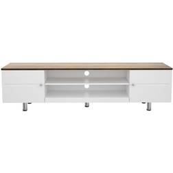 AVF Whitesands Brooke 1900 White/Rustic Wood TV Bench