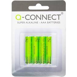 Q-CONNECT Batteria alcalina Micro 1.5 V AAA LR03 conf. da 4 KF00488