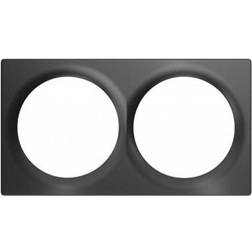 Fibaro Walli Line Double Cover Plate Anthracite