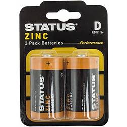 Status International Zinc Batteries d x 2