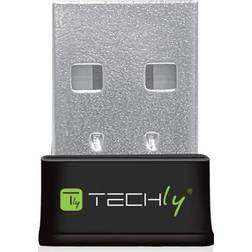 Techly Network Adapter. Dual Band Mini Wireless USB AC600 Adapter