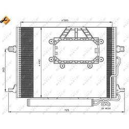 Mercedes Klimakondensator NRF 350211