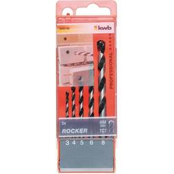 Kwb ROCKER Concrete and Masonry Drill Set 3-8mm 5 pcs