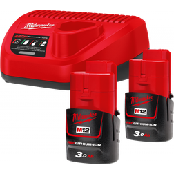 Milwaukee M12 NRG-302 Laddpaket